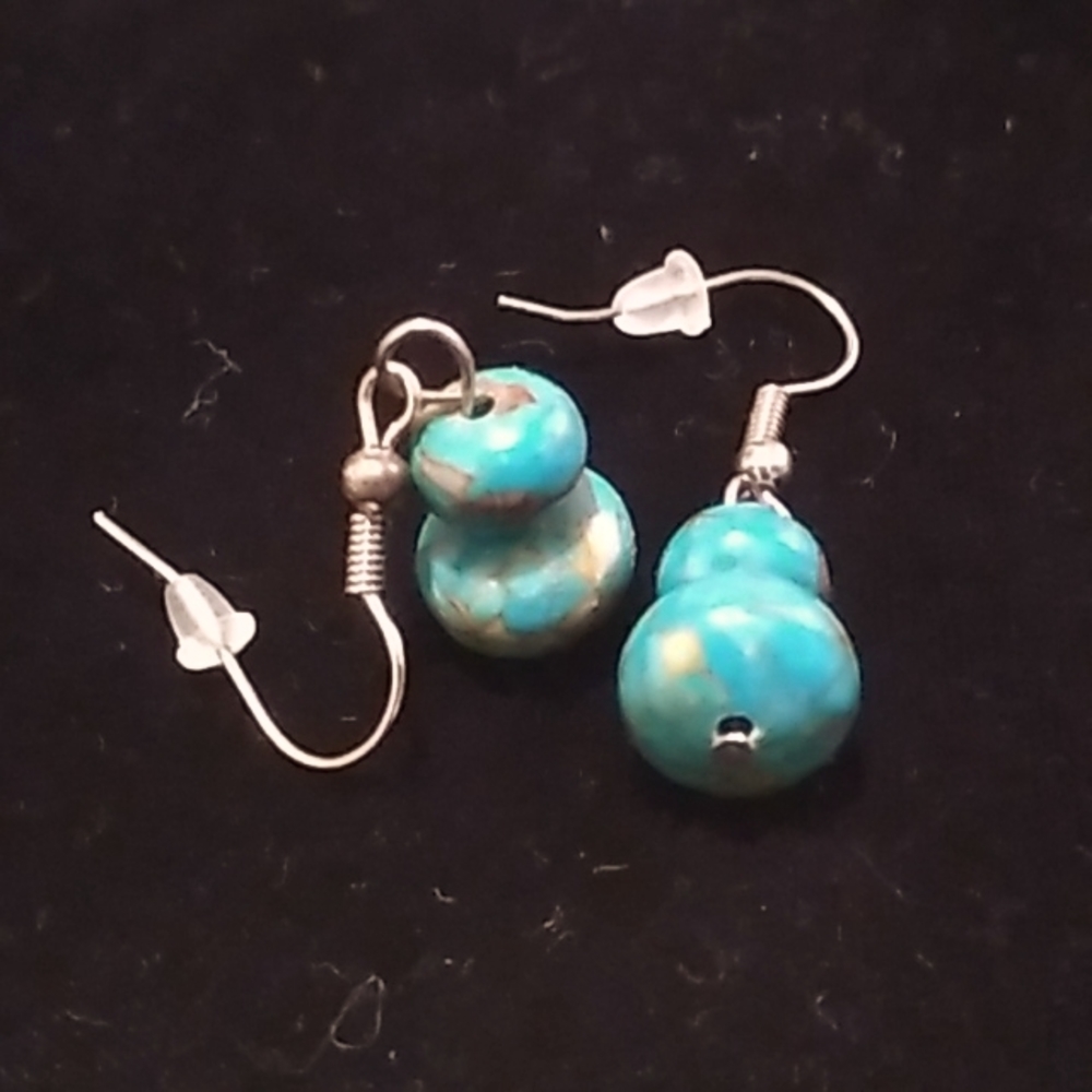 Mosaic Turquoise Earrings